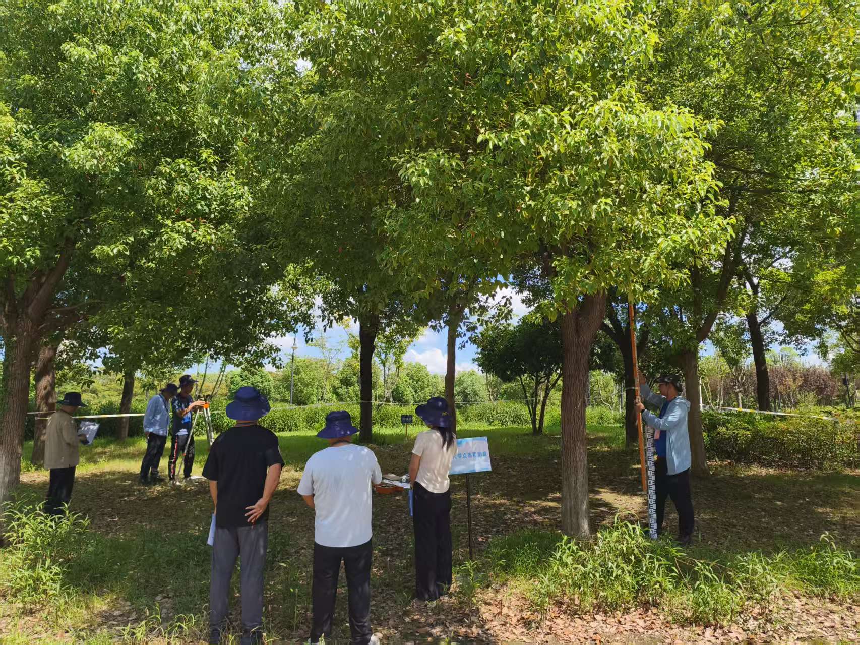 实操考试&mdash;&ldquo;水尺零点高程测量&rdquo;现场