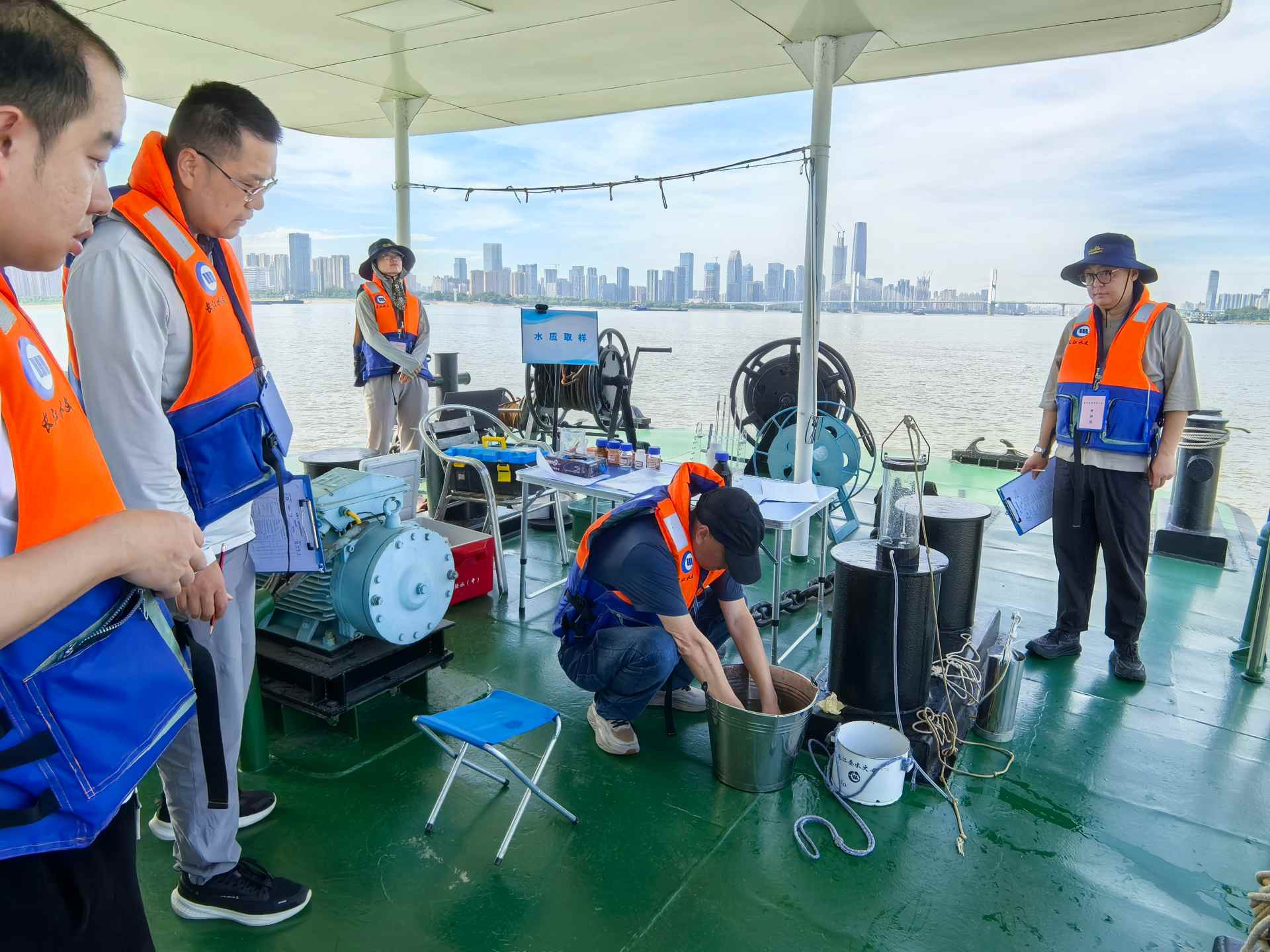 实操考试&mdash;&ldquo;水质采样&rdquo;现场